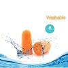 Foam Ear Plugs Disposable 200 Pairs Noise Cancelling Plane Sleep Snoring