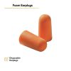 Foam Ear Plugs Disposable 200 Pairs Noise Cancelling Plane Sleep Snoring