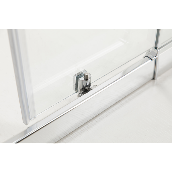 Adjustable 1100x1200mm Double Sliding Door Glass Shower Screen in Chrome