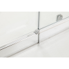 Adjustable 1100x1100mm Double Sliding Door Glass Shower Screen in Chrome