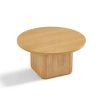 Tate Round Column Coffee Table in Natural