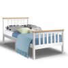 Ampthill Wooden Bed Frame PONY Timber Mattress Base Bedroom Kids – SINGLE