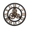 Wall Clock Modern Large 3D Vintage Luxury Clock Enduring Home Office Décor – 80 cm