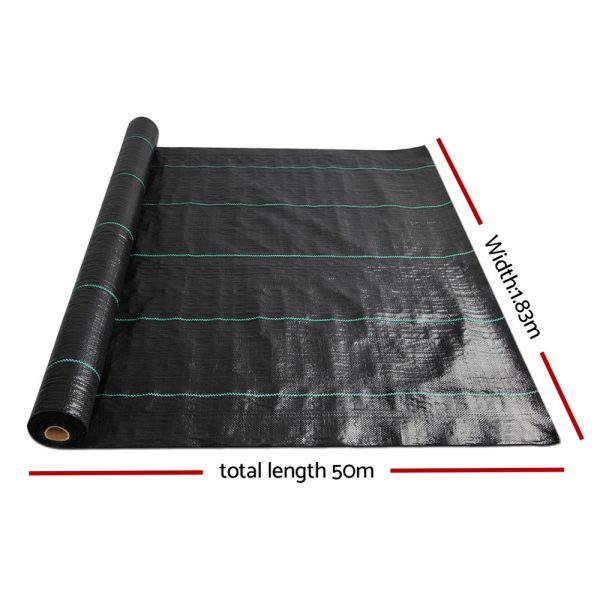 Weed Control Mat Black – 1.83×50 m