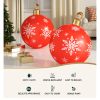 Christmas Inflatable Ball Bauble 60cm Outdoor Decoration Red