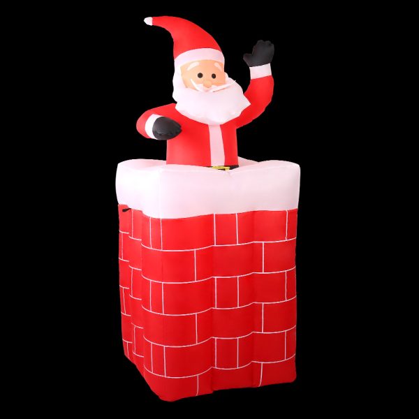 Christmas Inflatable Santa Pop Up 1.8M Illuminated Decorations