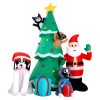 Christmas Inflatable Santa Tree 3M Illuminated Decorations