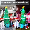 Christmas Inflatable Santa Tree 3M Illuminated Decorations