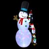 Christmas Inflatable Snowman 2.4M Illuminated Decorations