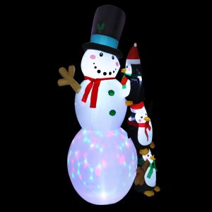 Christmas Inflatable Snowman 2.4M Illuminated Decorations