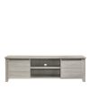 Dumbarton TV Stand Entertainment Unit In White Oak – 120x40x37 cm