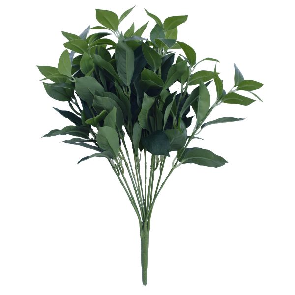 Artificial Bush Stem 45cm – Bayleaf