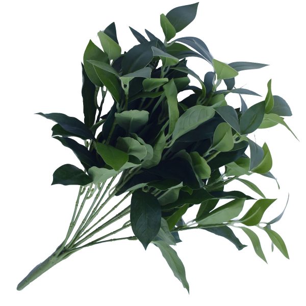 Artificial Bush Stem 45cm – Bayleaf