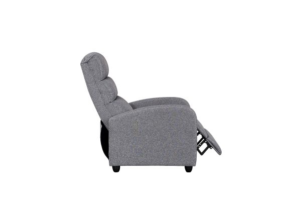 Luxury Fabric Recliner Chair – Grey