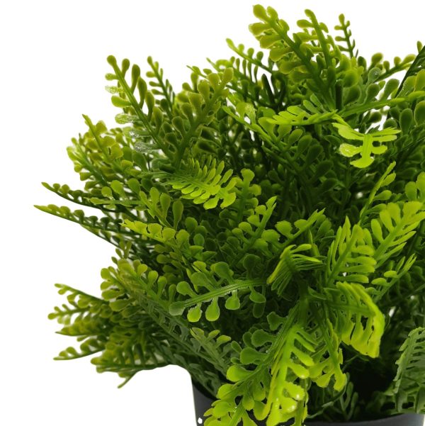 Small Potted Artificial Mimosa Fern UV Resistant 20cm