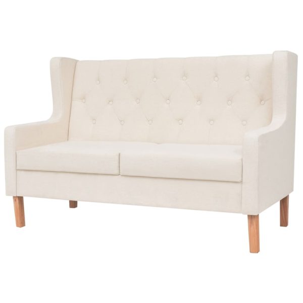 Norridge Sofa Fabric – Cream White, 2-Seater