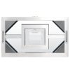 Island Range Hood 90 cm Stainless Steel 756 m³/h LED