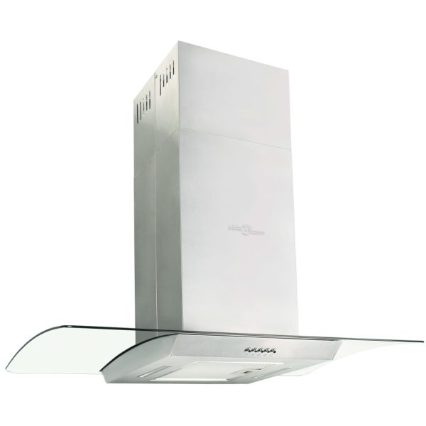 Island Range Hood 90 cm Stainless Steel 756 m³/h LED