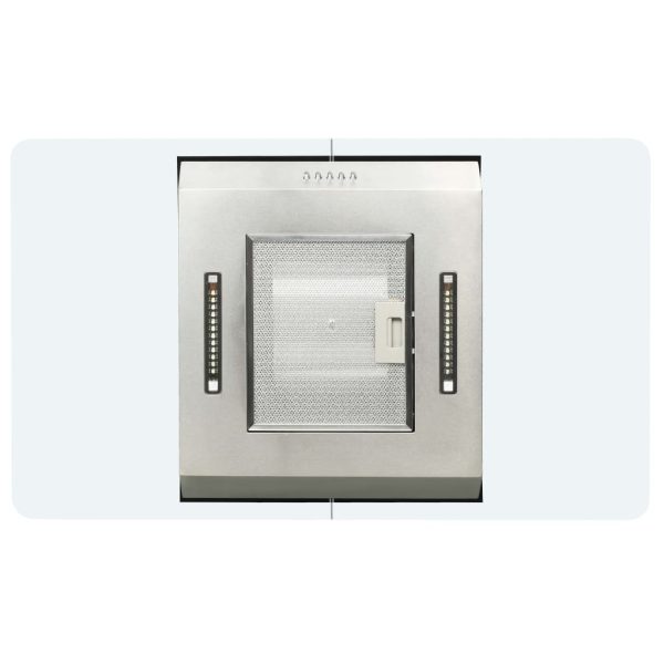 Island Range Hood 90 cm Stainless Steel 756 m³/h LED