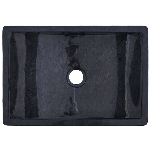 Sink 45x30x12 cm Marble – Black