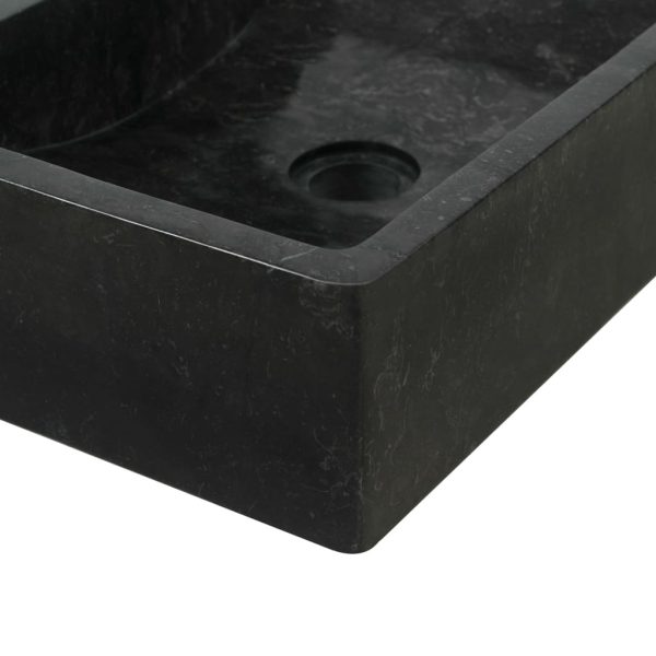 Sink 45x30x12 cm Marble – Black