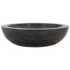 Sink 40×12 cm Marble – Black