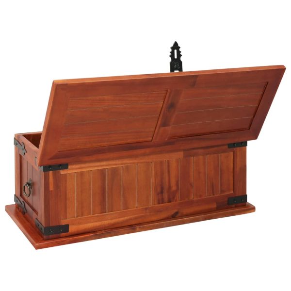 Storage Chest Solid Acacia Wood – 60x25x22 cm