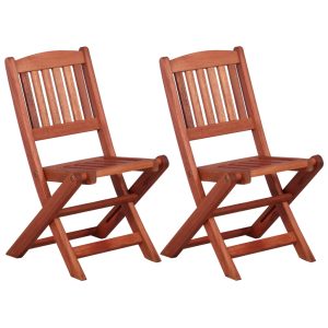 Children's Dining Chairs 2 pcs Solid Eucalyptus Wood