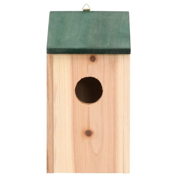 Bird House Nesting Box Wood 4 pcs