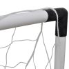 Mini Soccer Goals Post Net Set 2 pcs for Kids 91.5 x 48 x 61 cm