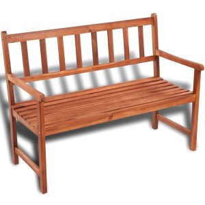 Garden Bench 120 cm Solid Acacia Wood