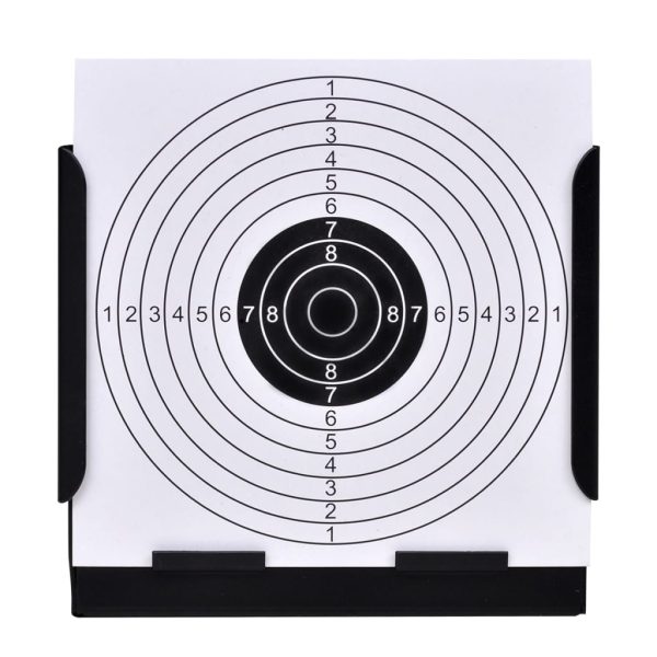 14 cm Square Target Holder Pellet Trap + 100 Paper Targets