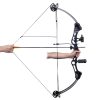 Adult Compound Bow with Accessories and Fiberglass Arrows