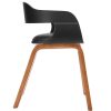 Dining Chair with Bentwood and Faux Leather – 1