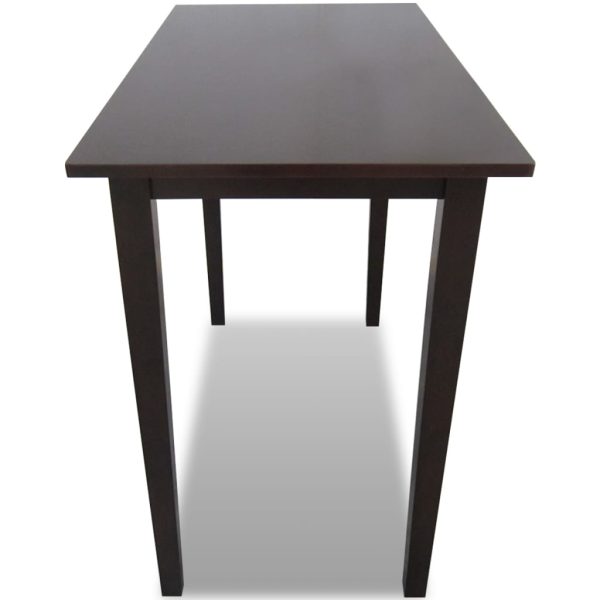 Wooden Bar Table – Brown