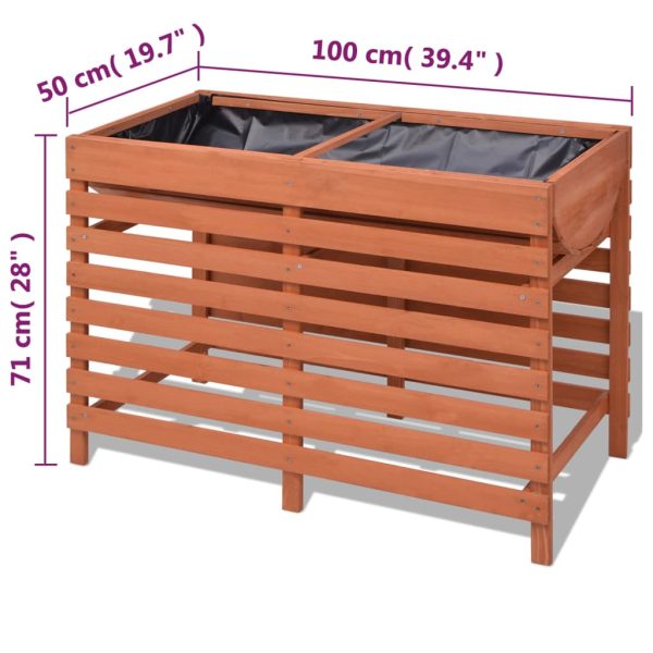 Planter Wood – 100x50x71 cm