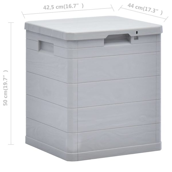 Garden Storage Box – Light Grey, 90 l