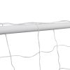 Football Goal with Net 182x61x122 cm Steel White – 2