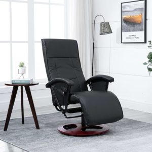 Swivel TV Armchair Faux Leather