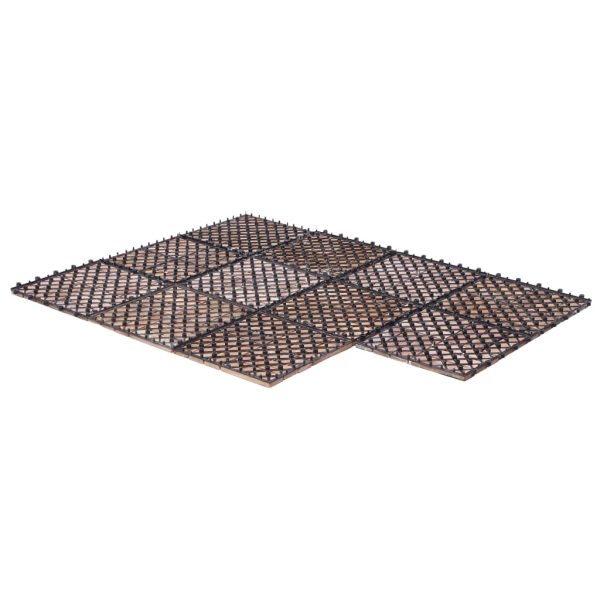 Decking Tiles 11 pcs 30×30 cm Solid Reclaimed Wood