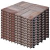 Decking Tiles 11 pcs 30×30 cm Solid Reclaimed Wood