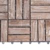 Decking Tiles 11 pcs 30×30 cm Solid Reclaimed Wood