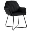 Dining Chairs Black Velvet – 4