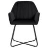 Dining Chairs Black Velvet – 4