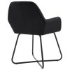 Dining Chairs Black Velvet – 4