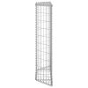 Trapezium Gabion Raised Bed Galvanised Steel – 80x20x100 cm