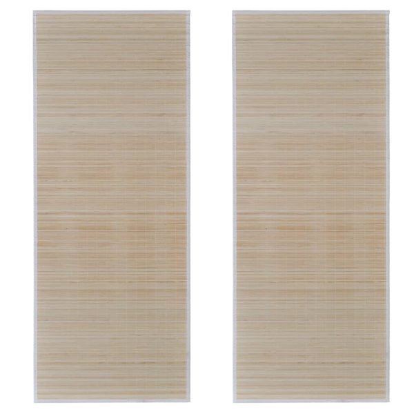 Rectangular Natural Bamboo Rugs – 120×180 cm (2 pcs)