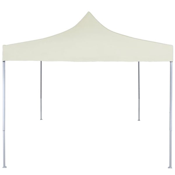 Professional Folding Party Tent 2×2 m Steel – Cream