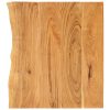 Bathroom Vanity Top Solid Acacia Wood – 58x52x2.5 cm