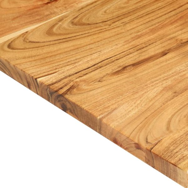 Bathroom Vanity Top Solid Acacia Wood – 58x52x2.5 cm